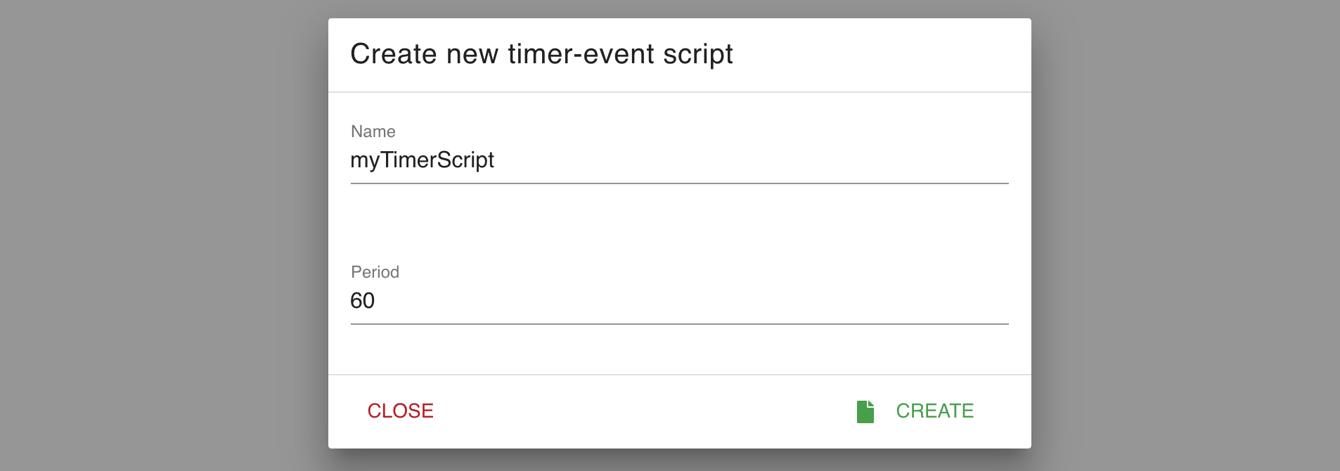 Timer-event script